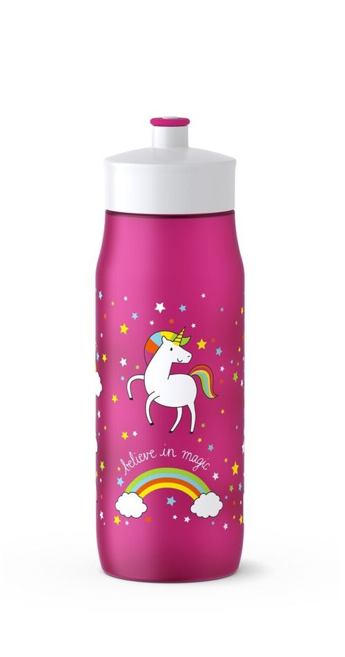 Бутылка для воды Tefal Squeeze Unicorn 0.6л K3201212