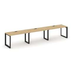 Style Project Рабочая станция односторонняя SN-59O.ORS-053 Тиквуд Светлый/Металл Черный/Черный Заглу