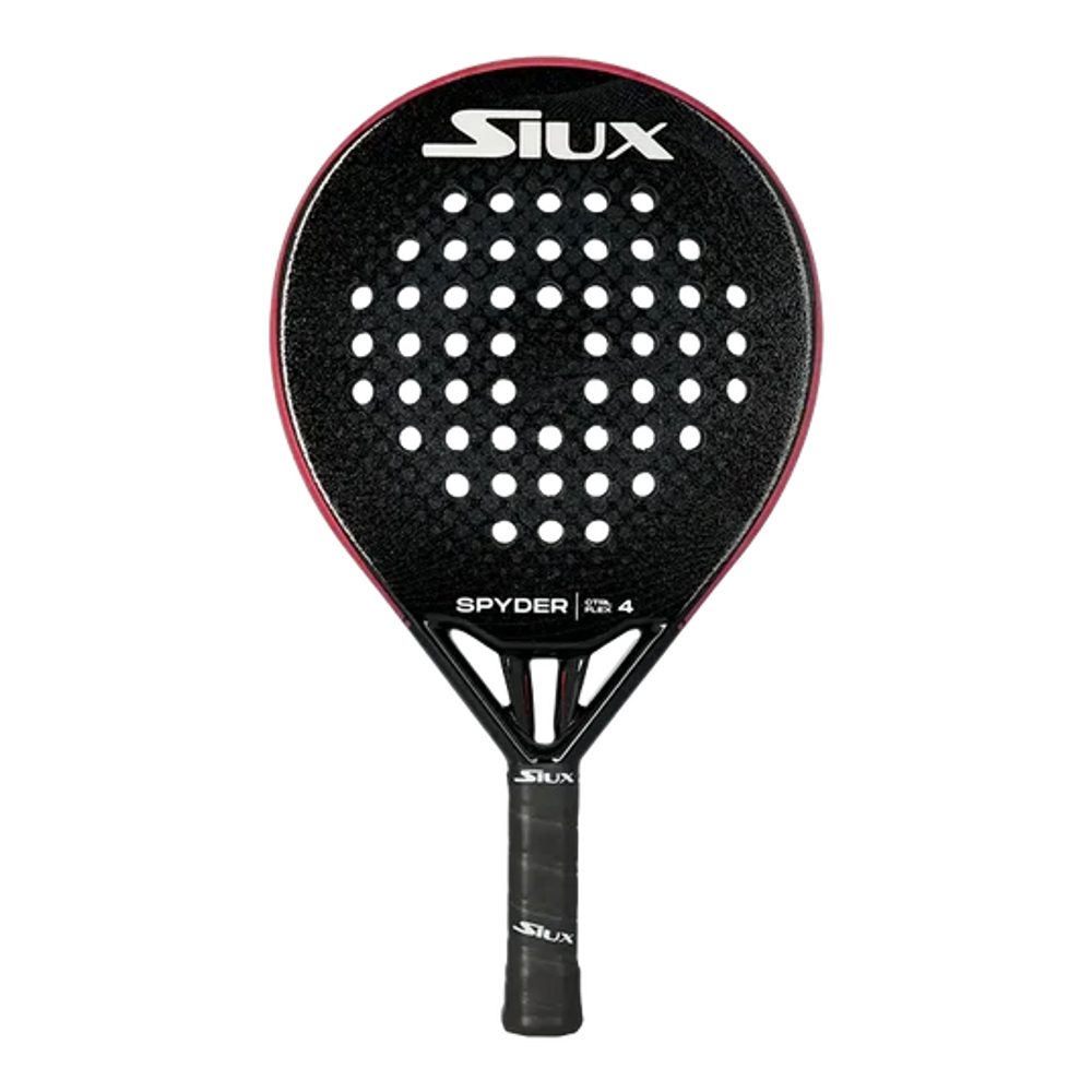 Ракетка для падел Siux Spyder 4 Control Flex черная-красная
