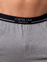 Мужские домашние брюки из хлопкового трикотажа (Размер: L) (Цвет: серый)