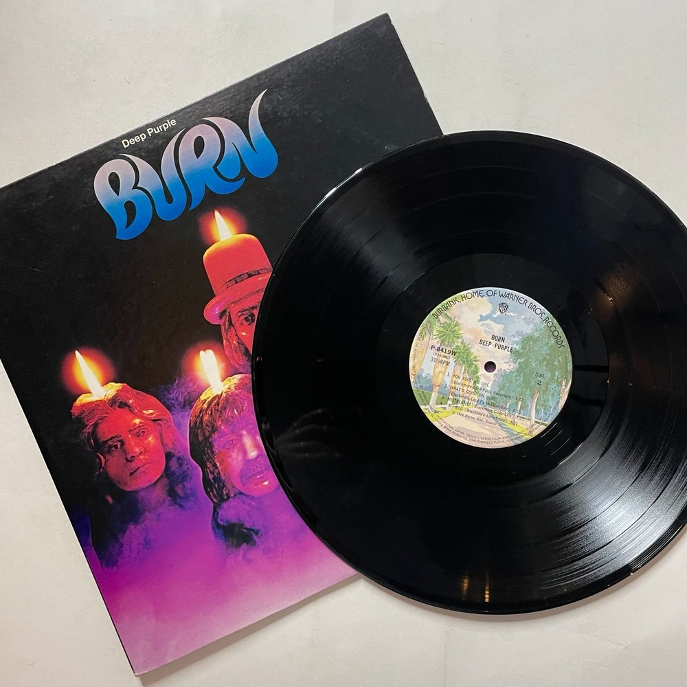Винтажная виниловая пластинка LP Deep Purple Burn (Japan 1974) (No Obi)