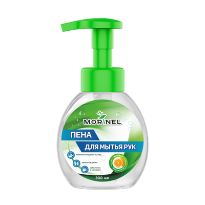 Пена для мытья рук Morinel, 300 мл, апельсин