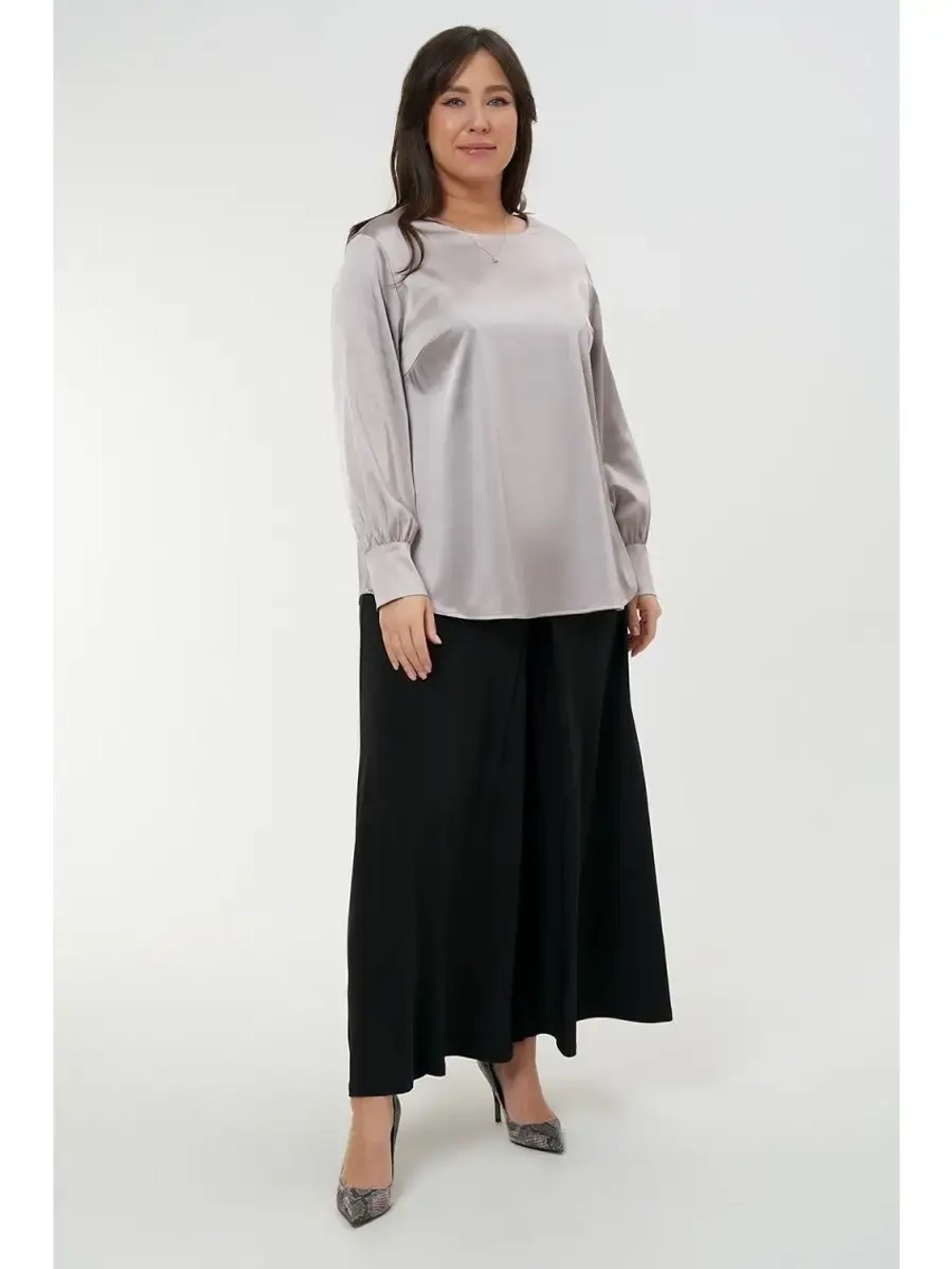 Блузка атласная