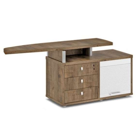 Тумба приставная греденция с жалюзи правая 1800х506х758 V-412R-02