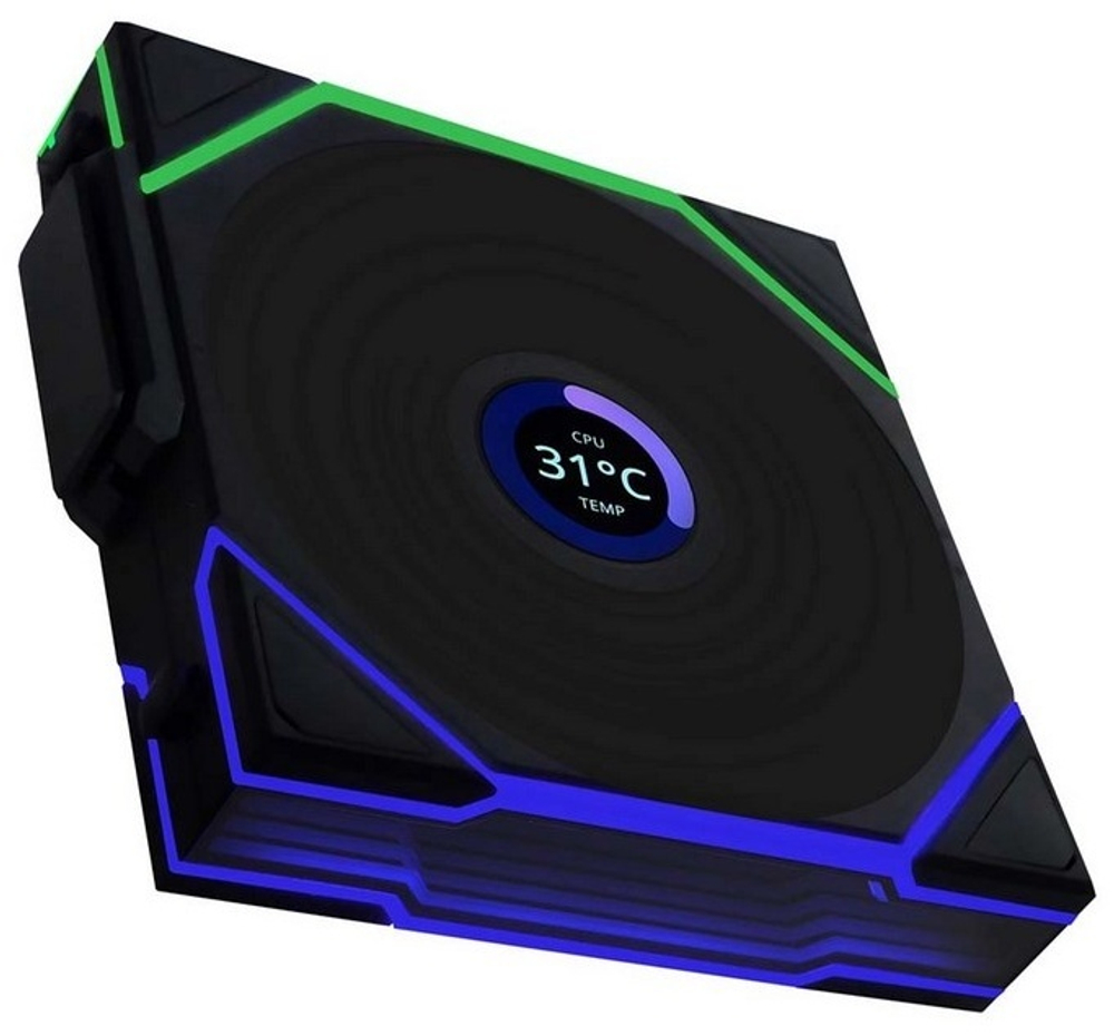 Вентилятор LIAN LI Uni Fan TL Wireless LCD 120 ARGB Reverse Blade 12RTLLCD1W1B