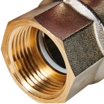 Кран шаровой STOUT полнопроходной 1" с американкой под O-ring кольцо (бабочка)