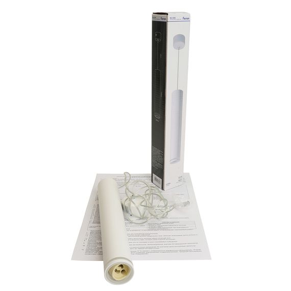 Светильник потолочный Feron ML1008 Barrel LUNA levitation на подвесе MR11 35W 230V, белый 40*250 51376