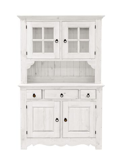 Тумба кухонная Прованс 2 двери 3 ящика из массива сосны (нижняя часть буфета)