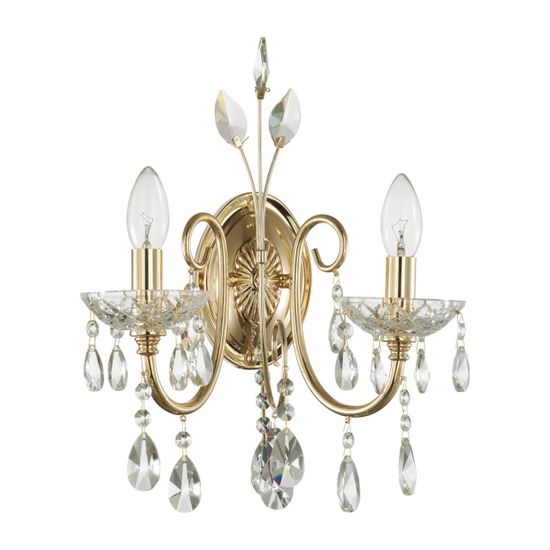 4977/2W HALL ODL23 649 золотой/хрусталь Бра E14 2*40W VERSIA