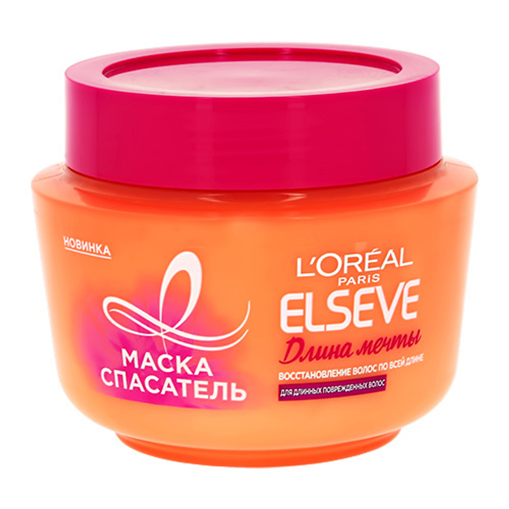 L'Oreal Paris Маска для волос Elseve Длина мечты, для длинных поврежденных волос, 300 мл