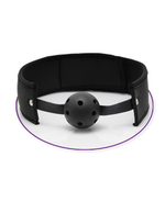 Дышащий кляп Ultra Breathable Ball Gag (Цвет: черный)