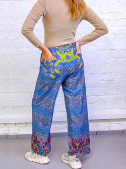 Широкие брюки "Дракон"