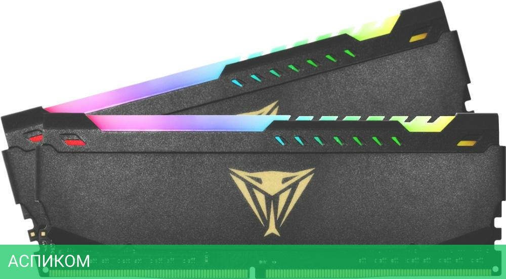 Оперативная память Patriot Viper Steel RGB 2x8GB DDR4 PC4-25600 (PVSR416G320C8K)