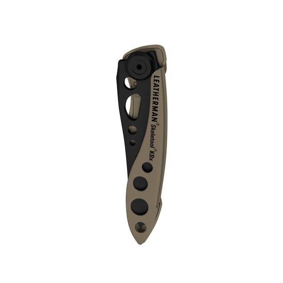 Складной нож Leatherman Мод. SKELETOOL KBx BLACK COYOTE TAN (2 инструмента)