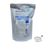 Жидкое мыло Rocket Soap Animo Body Soap для тела с ухаживающими компонентами молока и прохладным ароматом мыла, мягкая упаковка 400 мл.