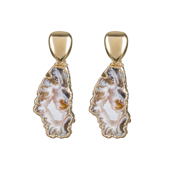 Серьги Possebon Geodo Natural A5497.15 BR/G