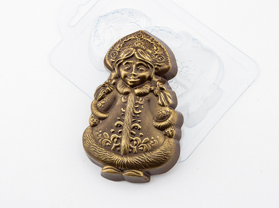 Пластиковая форма для шоколада "Снегурка"