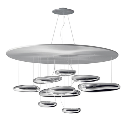 Pendant design lamp  Mercury by Artemide (10 lampshades)