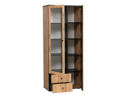 Модульная гостиная Либерти 5 (опора h20) Дуб вотан/Черный