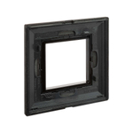 Рамка из металла, "Avanti", темно-серая, 1 пост (2 мод.)