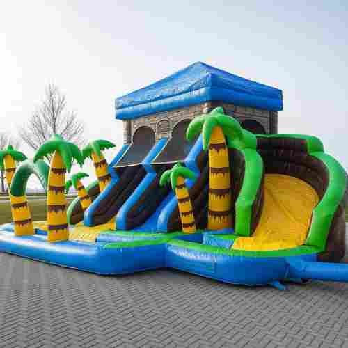 Надувной наземный аквапарк «Дворец»,11*7*5,2 м