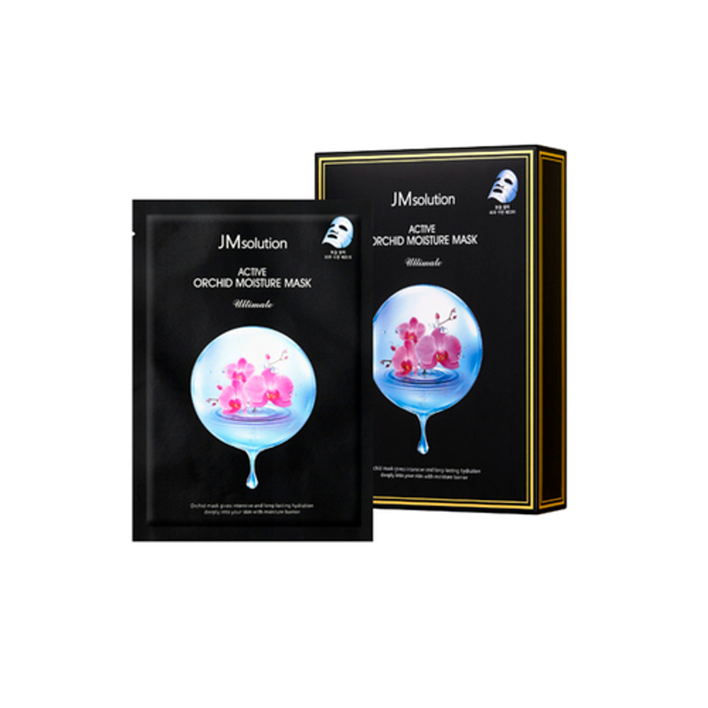 JMsolution Маска тканевая для восстановления кожи - Active orchid moisture mask ultimate, 30мл