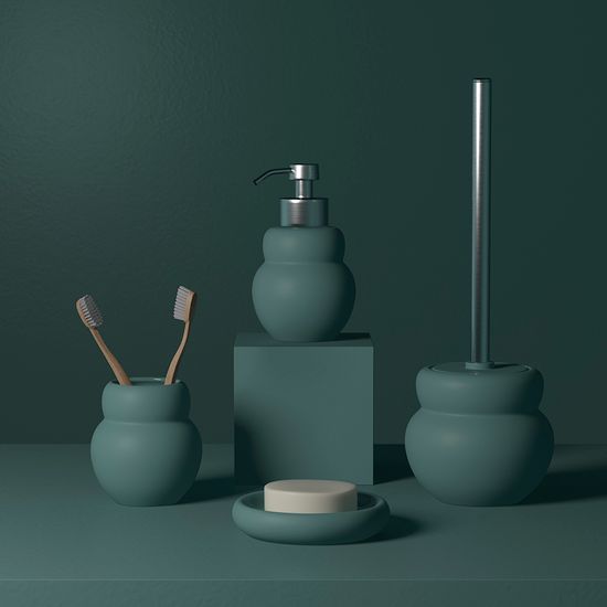 Диспенсер для жидкого мыла markl, 420 мл, зеленый