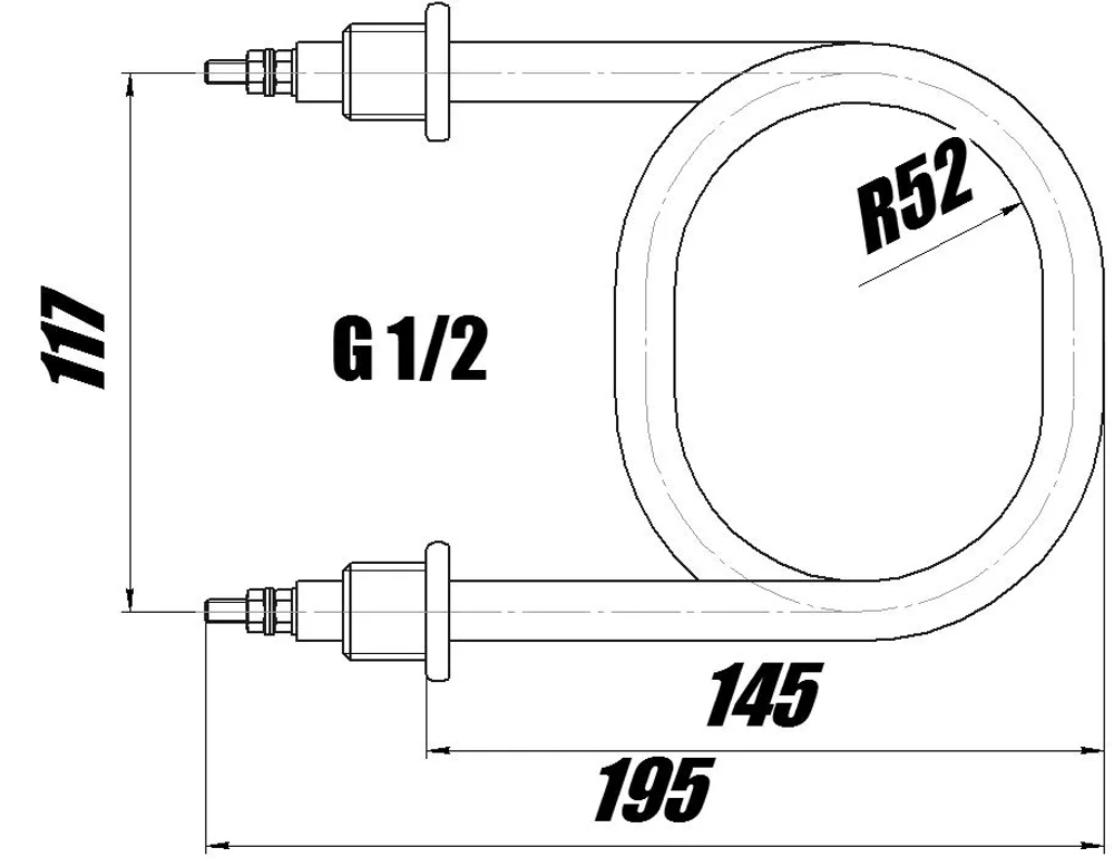 ТЭН КПЭ-100 № 62а 71А13/2,5 Р220 S117