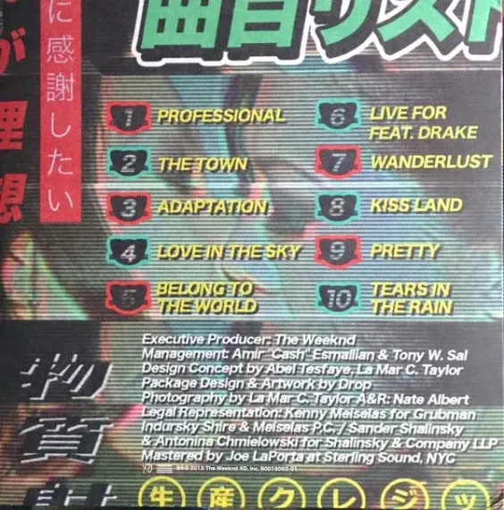TheWeeknd - Kiss Land