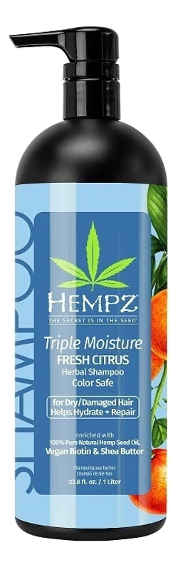 Hempz Шампунь Тройное увлажнение-Triple Moisture Moisture-Rich Daily Herbal Replenishing Shampoo