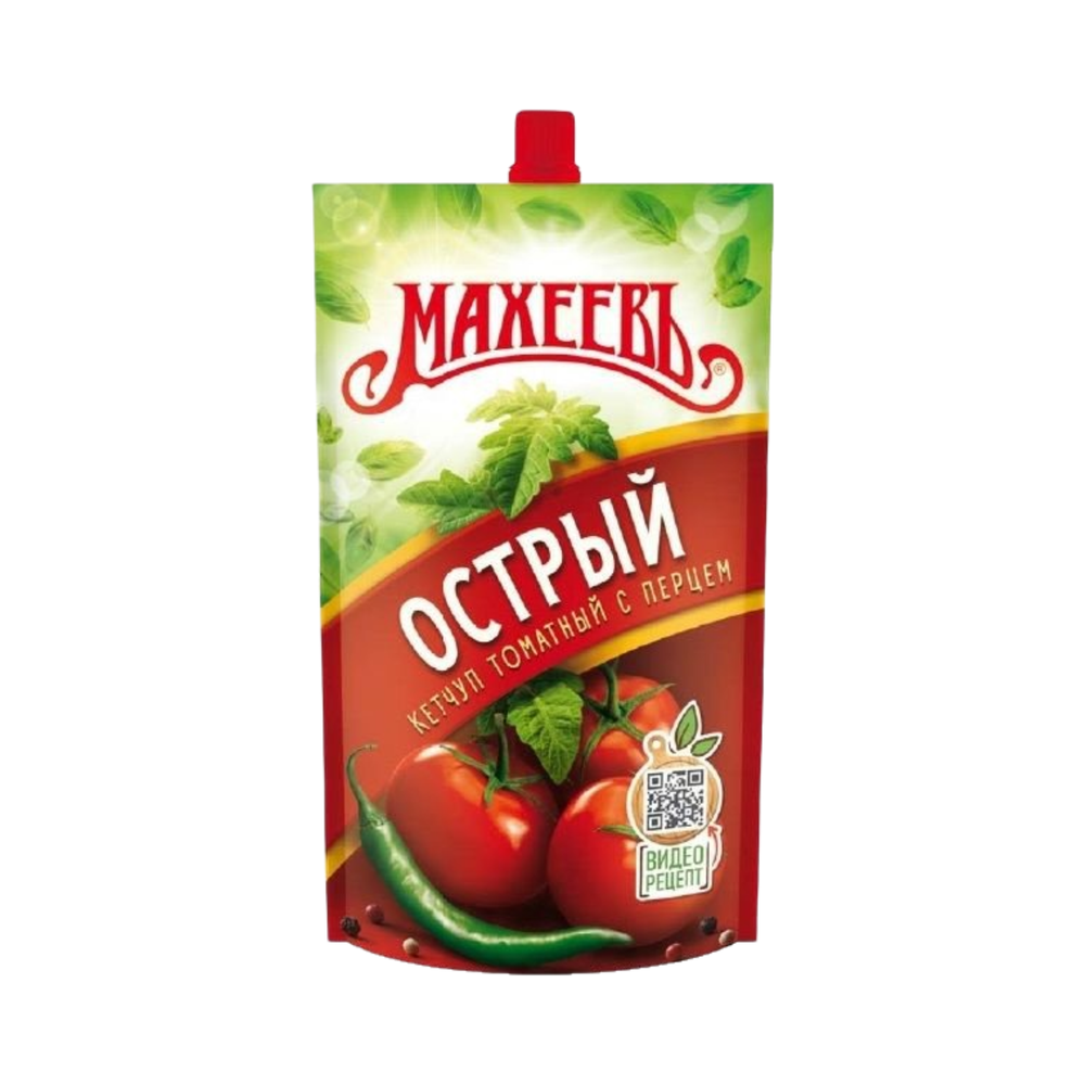 Кетчуп Махеев "Острый томатный"300гр