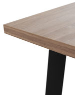 Стол М-City DISAUR Канзас 120 Дуб Кунео, Черный каркас