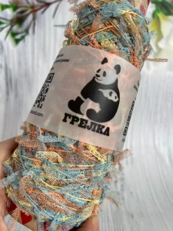 пряжа для вязания травка пушистая