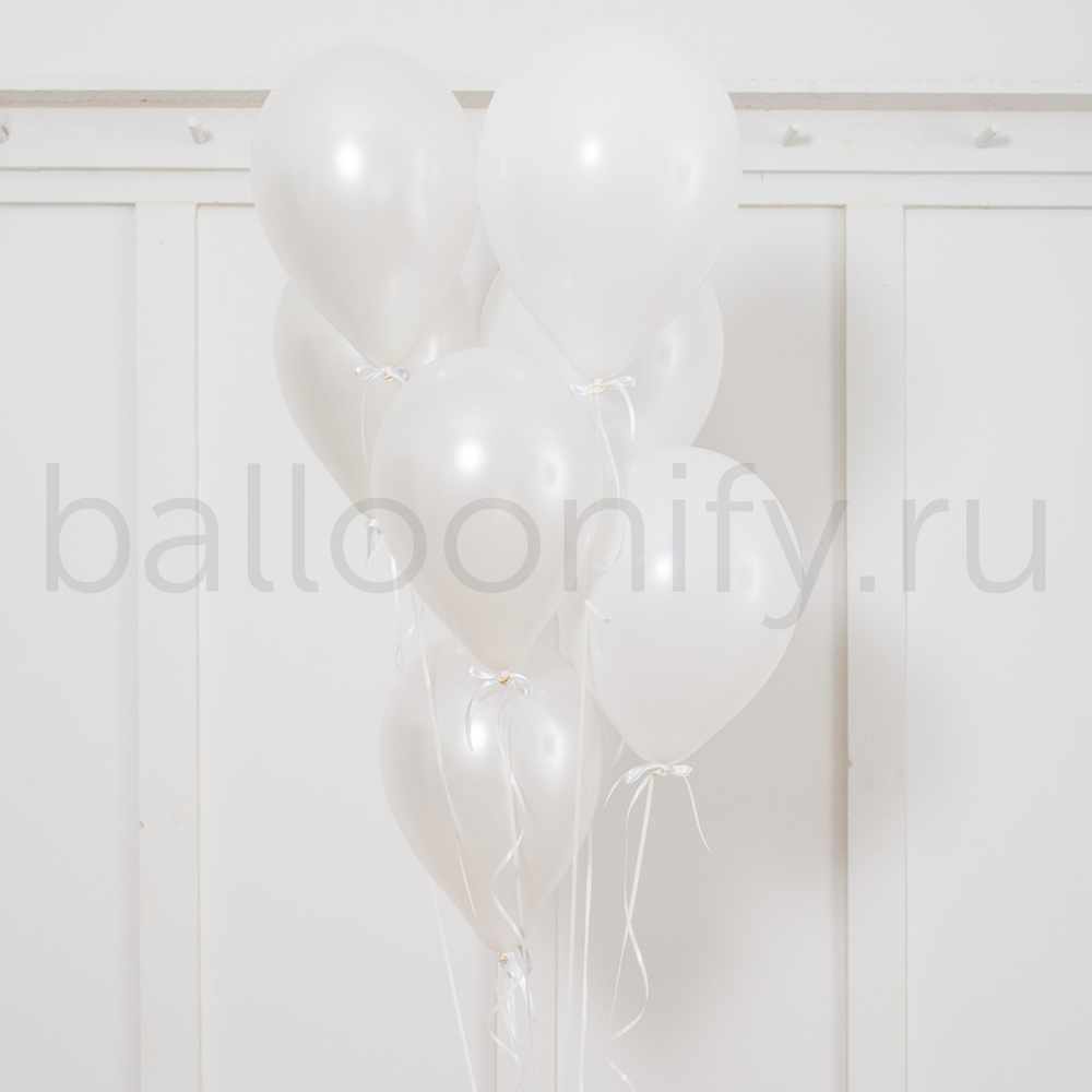 Фонтан шаров "Белый жемчуг"