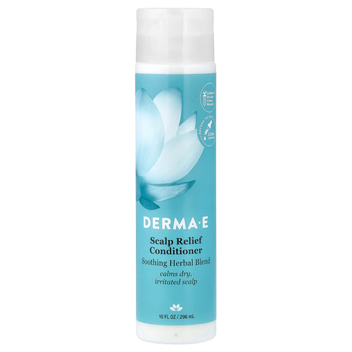 DERMA E, кондиционер для смягчения кожи головы, успокаивающая травяная смесь, 296 мл (10 жидк. унций)