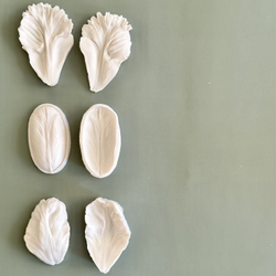 Молды силиконовые Набор для лепки Тюльпанов 3 шт. / вайнеры для лепестков 3 видов: пионовидный, резной и овальный