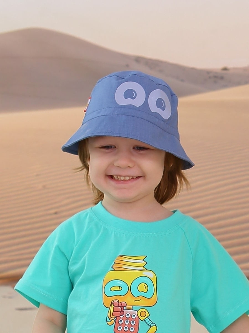 Панама детская солнцезащитная для девочек и мальчиков со светоотражающим эффектом CROOT