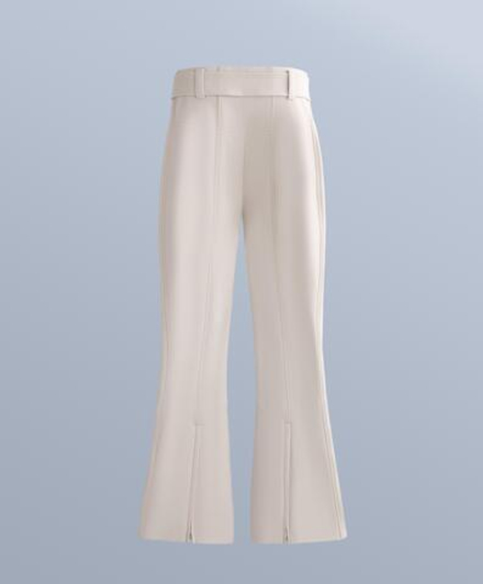 OYSHO Водонепроницаемые расклешенные эластичные брюки SKI с высокой посадкой, норка