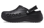 Crocs Crocs cloud warm Cotton Hole Shoes Women's Black