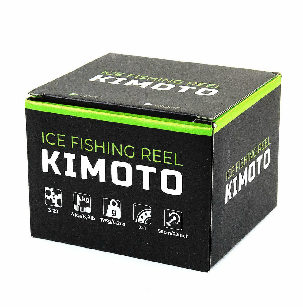 Катушка зимняя Kimoto Frost Carbon L (3+1BB, мет. шпуля)