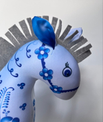 Игрушки-антистресс "Лошадка-Гжелка"