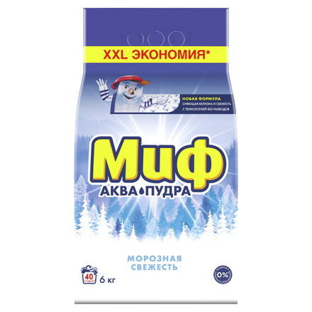 Стиральный порошок Миф Морозная свежесть 6 кг