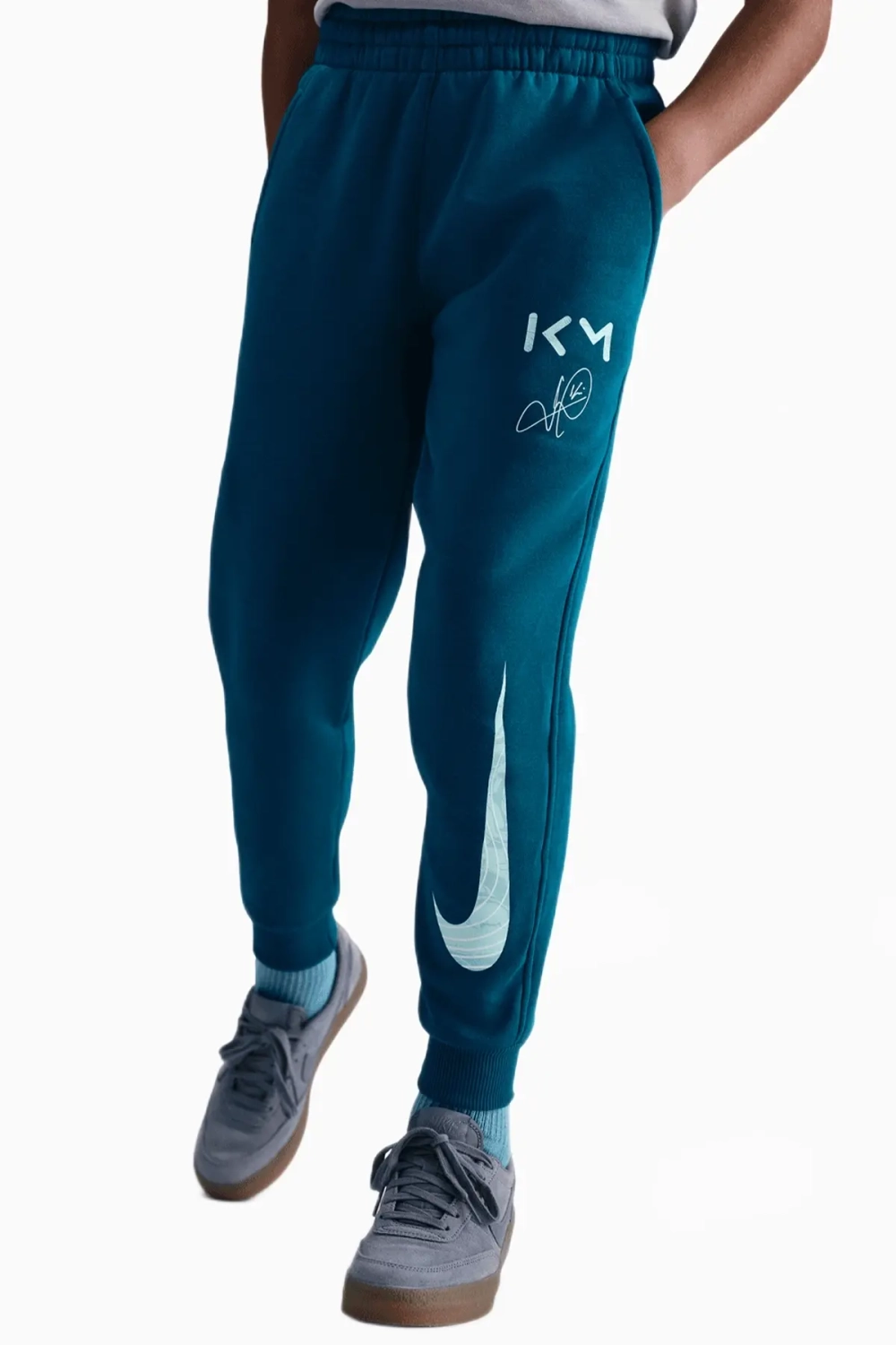 Штаны Nike Kylian Mbappé Club Fleece Junior - зеленый