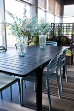 Стул пластиковый Nardi Costa Bistrot, голубой