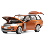 Модель 1:26 Range Rover, оранжевый перламутр, откр. двери, капот и багажник, свет, звук
