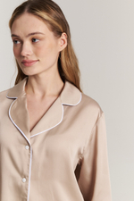 Пижама из тенселя с кантом - размер S