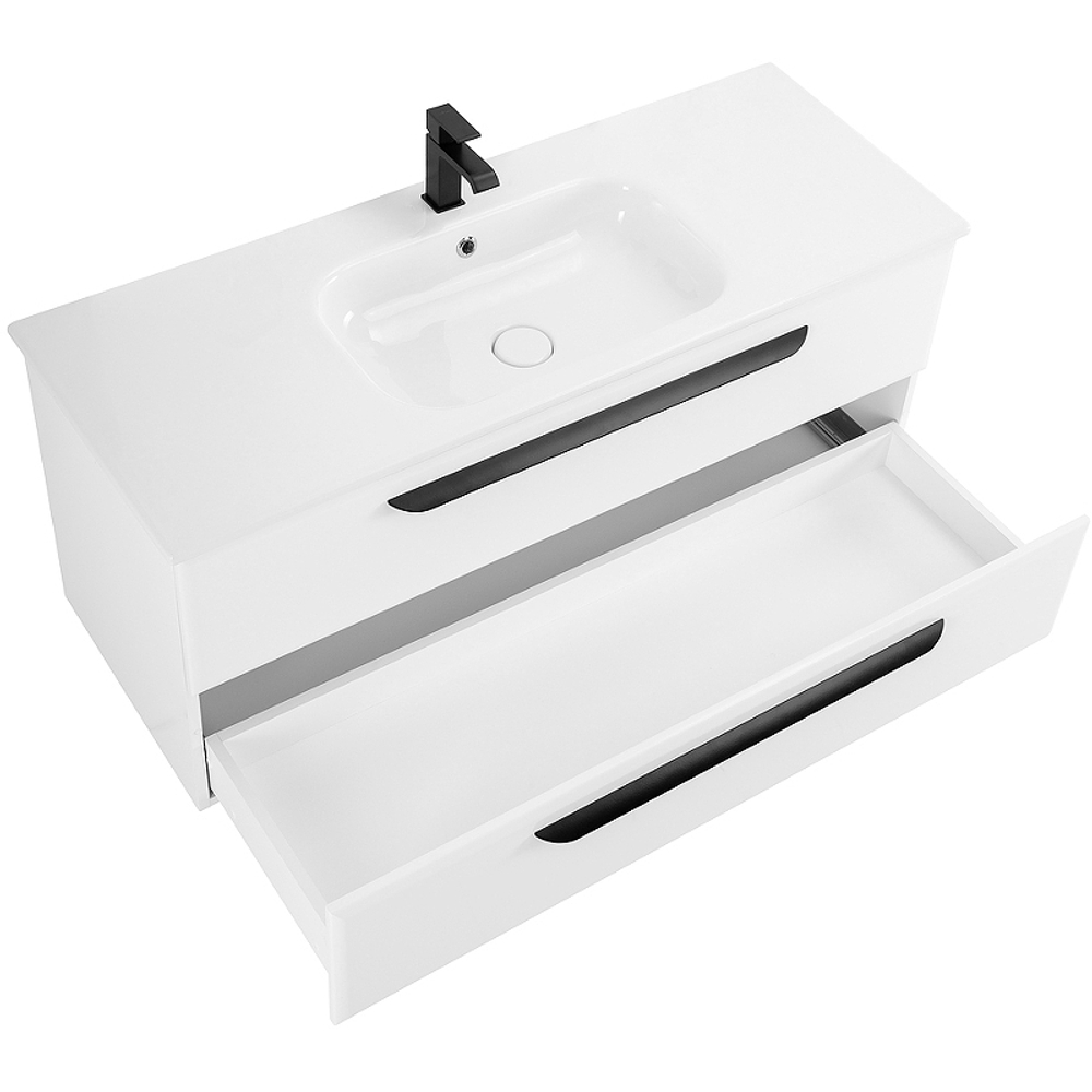 Тумба под раковину Cezares Eco-Cer 120 ECO-CER-1200-2C-SO-BL подвесная Bianco Lucido