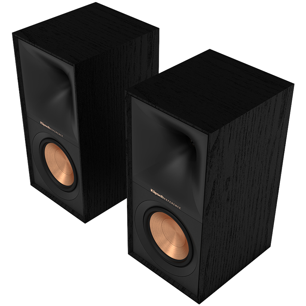 Klipsch Reference R-50M Bookshelf Speakers, Black, Pair