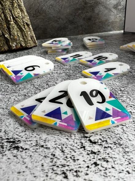 Бирки для ключей 30х50мм