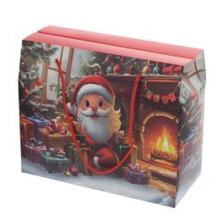 GAEM Пакет подарочный M (бумага 350г/м2, блок 12шт), L27,5 W12,5 H23 см, 4в.